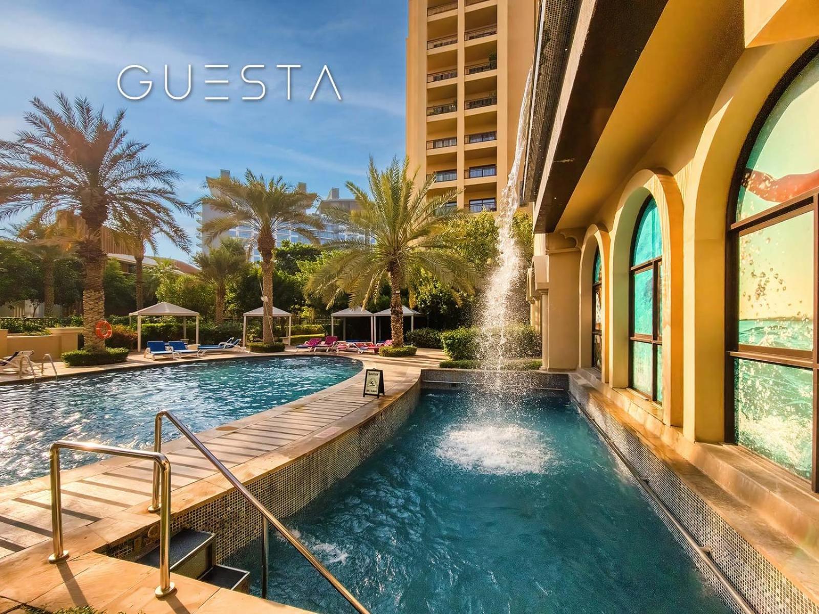 Fairmont Apartments The Palm, Free Access To Hotel Beach And Pools Дубай Екстериор снимка