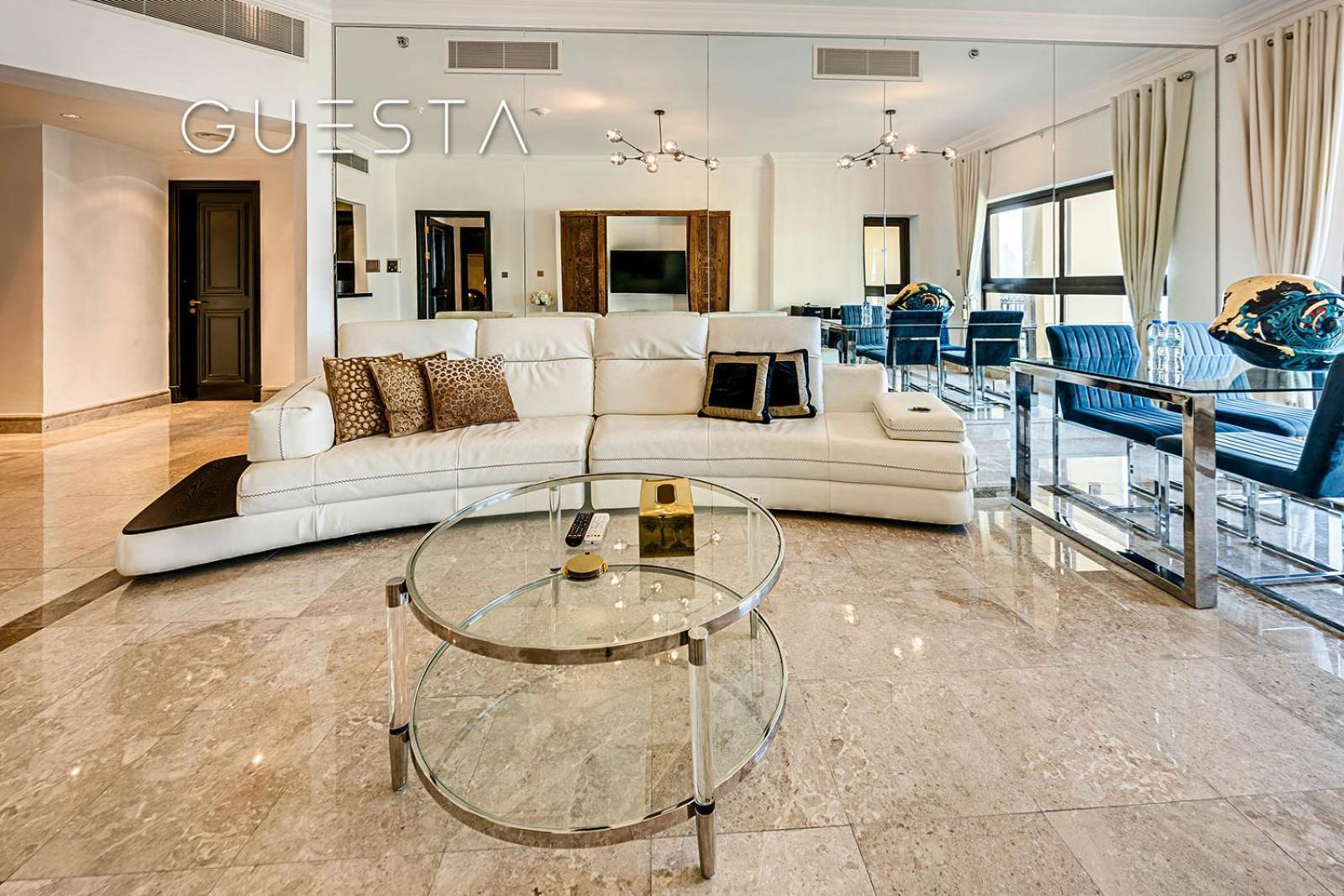 Fairmont Apartments The Palm, Free Access To Hotel Beach And Pools Дубай Стая снимка