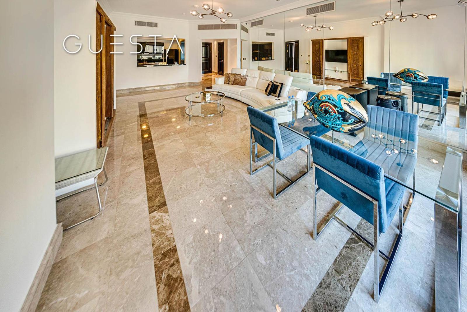 Fairmont Apartments The Palm, Free Access To Hotel Beach And Pools Дубай Стая снимка